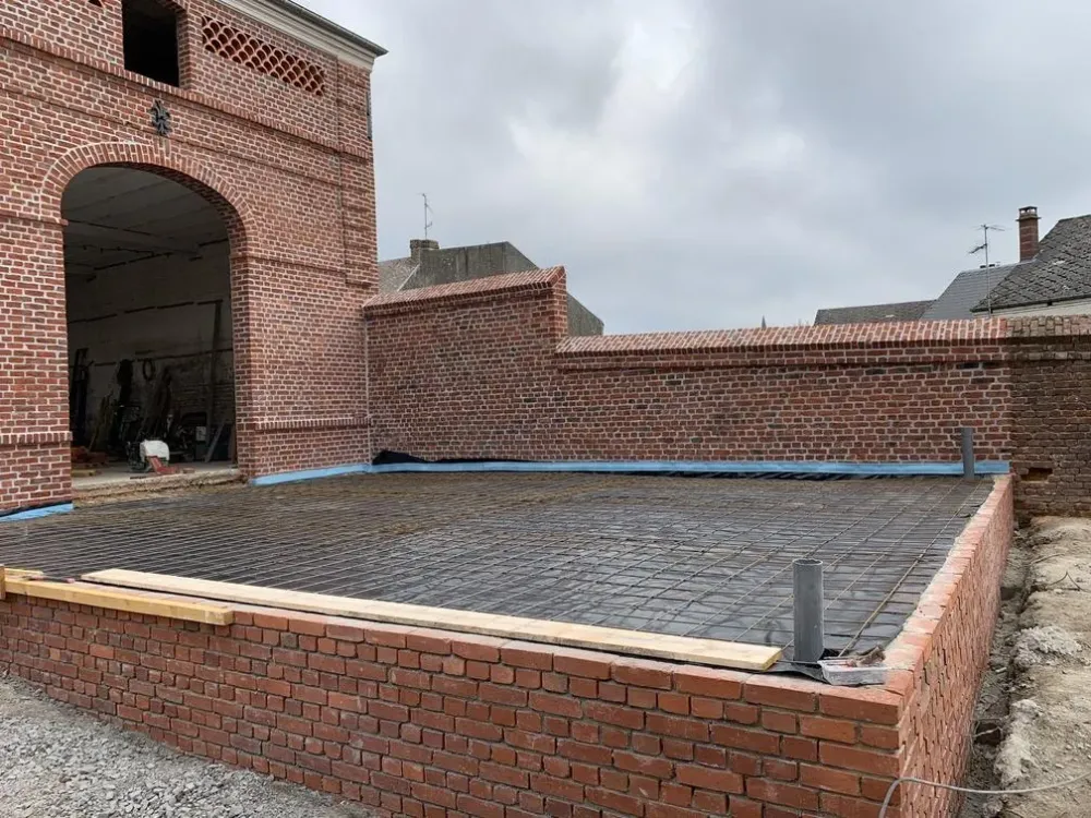 terrasse après