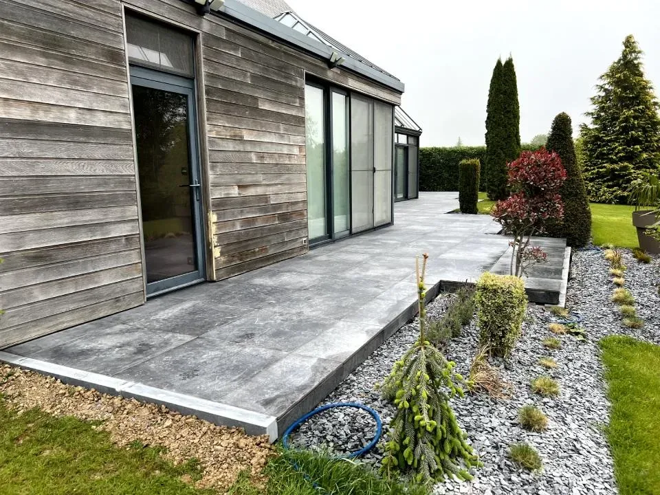 terrasse après